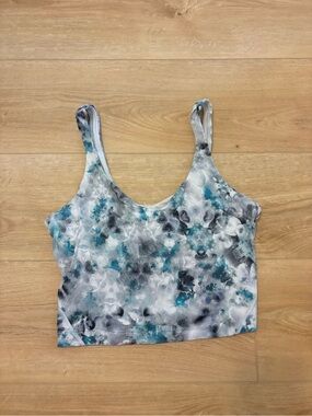 lululemon Align Tank in the Kaleido Floral Watercolor Multi print size 6